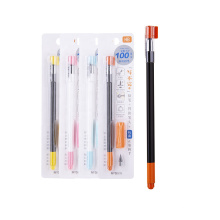 And Styl Grip Grip Eternal Crayer Orange Set Long Writing Time Time Permanent Pen for Student Writing